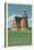Block Island, Rhode Island - South East Lighthouse - Letterpress-Lantern Press-Stretched Canvas