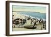 Block Island, Rhode Island - View of the Beach and Clay Head-Lantern Press-Framed Art Print