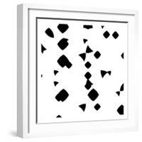 Block Out BW-OnRei-Framed Art Print