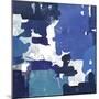 Block Paint II Blue Version-PI Studio-Mounted Art Print