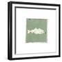 Block Print Fish VI-null-Framed Art Print