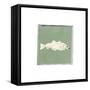 Block Print Fish VI-null-Framed Stretched Canvas