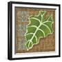 Block Print Palm II-Chariklia Zarris-Framed Art Print