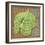 Block Print Palm IV-Chariklia Zarris-Framed Art Print