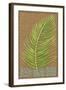 Block Print Palm VII-Chariklia Zarris-Framed Art Print