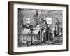 Block Printers at Work, C1880-null-Framed Giclee Print