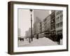 Blockaded Cars on 23rd St., New York-null-Framed Photo