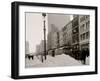 Blockaded Cars on 23rd St., New York-null-Framed Photo