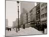 Blockaded Cars on 23rd St., New York-null-Mounted Photo