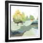 Blocked II-Isabelle Z-Framed Art Print