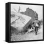 Blockhouse Destroyed by a Mine, Lomme, Near Armentières, France, World War I, C1914-C1918-Nightingale & Co-Framed Stretched Canvas