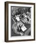 Blocks Being Made Up at a Printing Company, Mexborough, South Yorkshire, 1959-Michael Walters-Framed Photographic Print