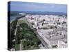 Blocks of Flats Beside Taedong River, Park and Distant Mayday Stadium, Pyongyang, North Korea-Tony Waltham-Stretched Canvas