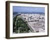 Blocks of Flats Beside Taedong River, Park and Distant Mayday Stadium, Pyongyang, North Korea-Tony Waltham-Framed Photographic Print