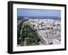 Blocks of Flats Beside Taedong River, Park and Distant Mayday Stadium, Pyongyang, North Korea-Tony Waltham-Framed Photographic Print