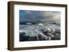 Blocks of ice, Diamond Beach, Jokulsarlon, Iceland, Polar Regions-Sergio Pitamitz-Framed Photographic Print