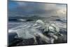 Blocks of ice, Diamond Beach, Jokulsarlon, Iceland, Polar Regions-Sergio Pitamitz-Mounted Photographic Print