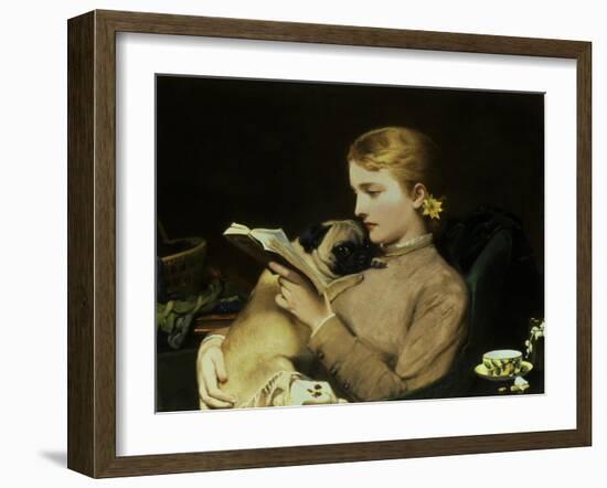 Blond and Brunette, 1879-Charles Burton Barber-Framed Giclee Print