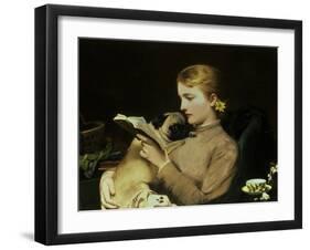 Blond and Brunette, 1879-Charles Burton Barber-Framed Giclee Print