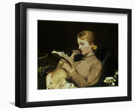 Blond and Brunette, 1879-Charles Burton Barber-Framed Giclee Print