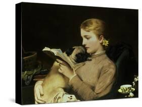 Blond and Brunette, 1879-Charles Burton Barber-Stretched Canvas
