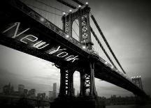 New York Bridge-Blonde Attitude-Art Print