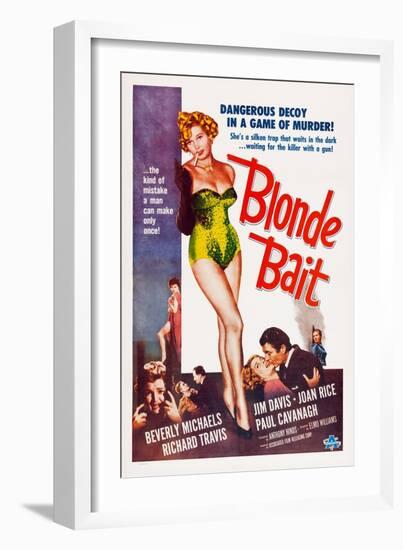 Blonde Bait-null-Framed Art Print