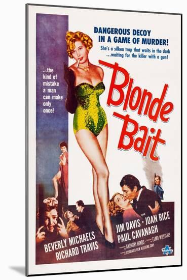 Blonde Bait-null-Mounted Art Print