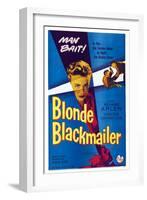 Blonde Blackmailer, (aka Stolen Time), Susan Shaw, 1955-null-Framed Art Print