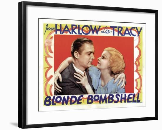 Blonde Bombshell, Lee Tracy, Jean Harlow 1933-null-Framed Photo