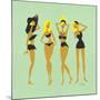 Blonde Bombshells-Cat Coquillette-Mounted Giclee Print