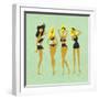 Blonde Bombshells-Cat Coquillette-Framed Giclee Print