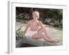 Blonde by Pond 1950s-Charles Woof-Framed Photographic Print