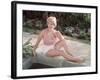 Blonde by Pond 1950s-Charles Woof-Framed Photographic Print