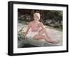 Blonde by Pond 1950s-Charles Woof-Framed Photographic Print