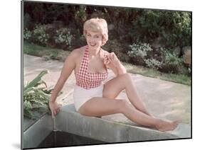 Blonde by Pond 1950s-Charles Woof-Mounted Photographic Print