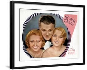 Blonde Crazy, from Left, Joan Blondell, James Cagney, Noel Francis, 1931-null-Framed Art Print