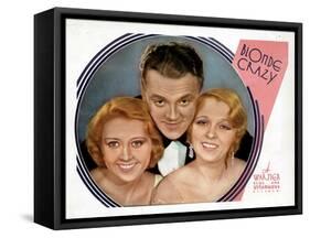 Blonde Crazy, from Left, Joan Blondell, James Cagney, Noel Francis, 1931-null-Framed Stretched Canvas