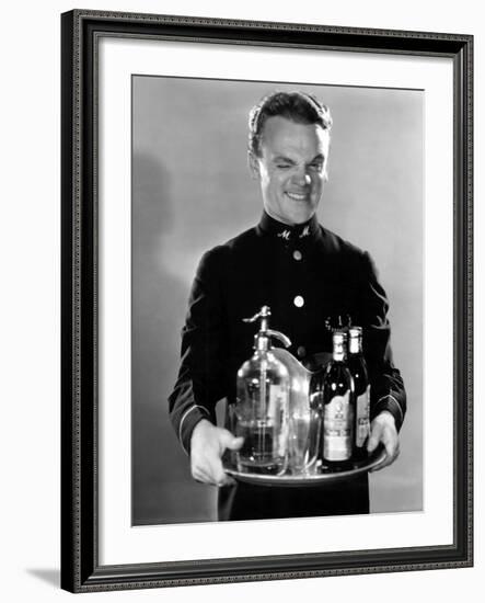 Blonde Crazy, James Cagney, 1931-null-Framed Photo