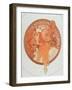 Blonde. from the Serie Byzantine Heads (Lithography, 1897)-Alphonse Marie Mucha-Framed Giclee Print