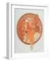 Blonde. from the Serie Byzantine Heads (Lithography, 1897)-Alphonse Marie Mucha-Framed Giclee Print