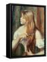 Blonde Girl Combing Her Hair, 1894-Pierre-Auguste Renoir-Framed Stretched Canvas