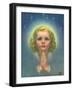 Blonde Girl Praying-Roy Best-Framed Giclee Print