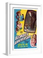 Blonde's Anniversary-null-Framed Art Print