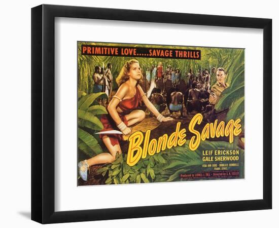 Blonde Savage, 1947-null-Framed Art Print