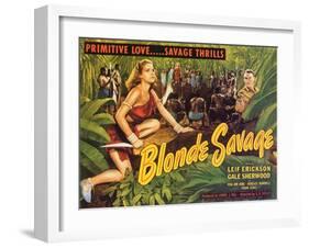 Blonde Savage, 1947-null-Framed Art Print