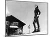 Blonde Ski Model-null-Mounted Photographic Print