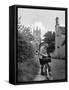 Blonde Tour Cyclist-null-Framed Stretched Canvas