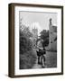 Blonde Tour Cyclist-null-Framed Photographic Print