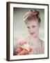 Blonde with Lace and Roses-Charles Woof-Framed Photographic Print